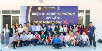 Giải chạy Marathon UPT lần thứ 1 năm 2023 tại Trường Đại học Phan Thiết chào mừng ngày Quốc tế Phụ nữ 8/3.